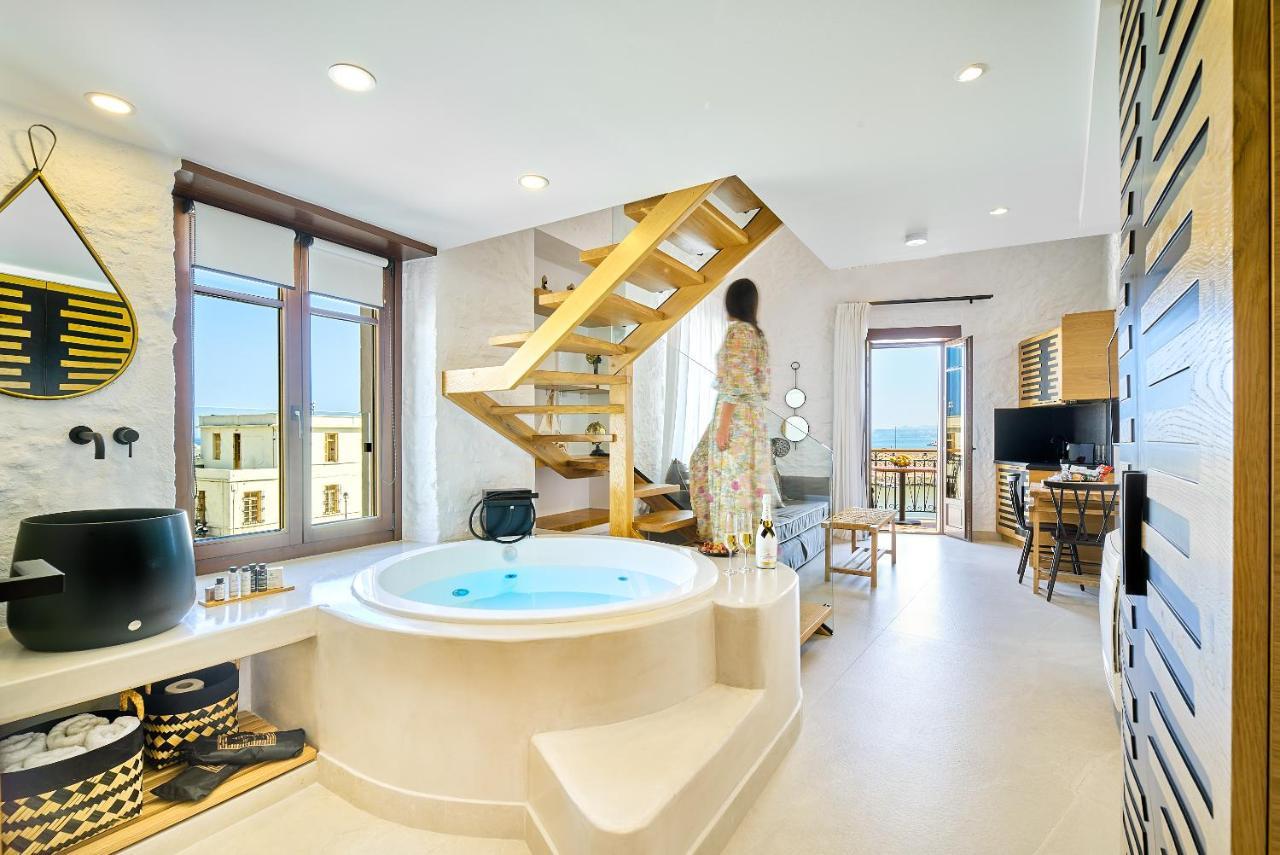 Vista Del Porto Luxury Suites Rethymno Esterno foto